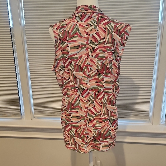 Multicolor Patterned Women's Top - Picture 2 of 3